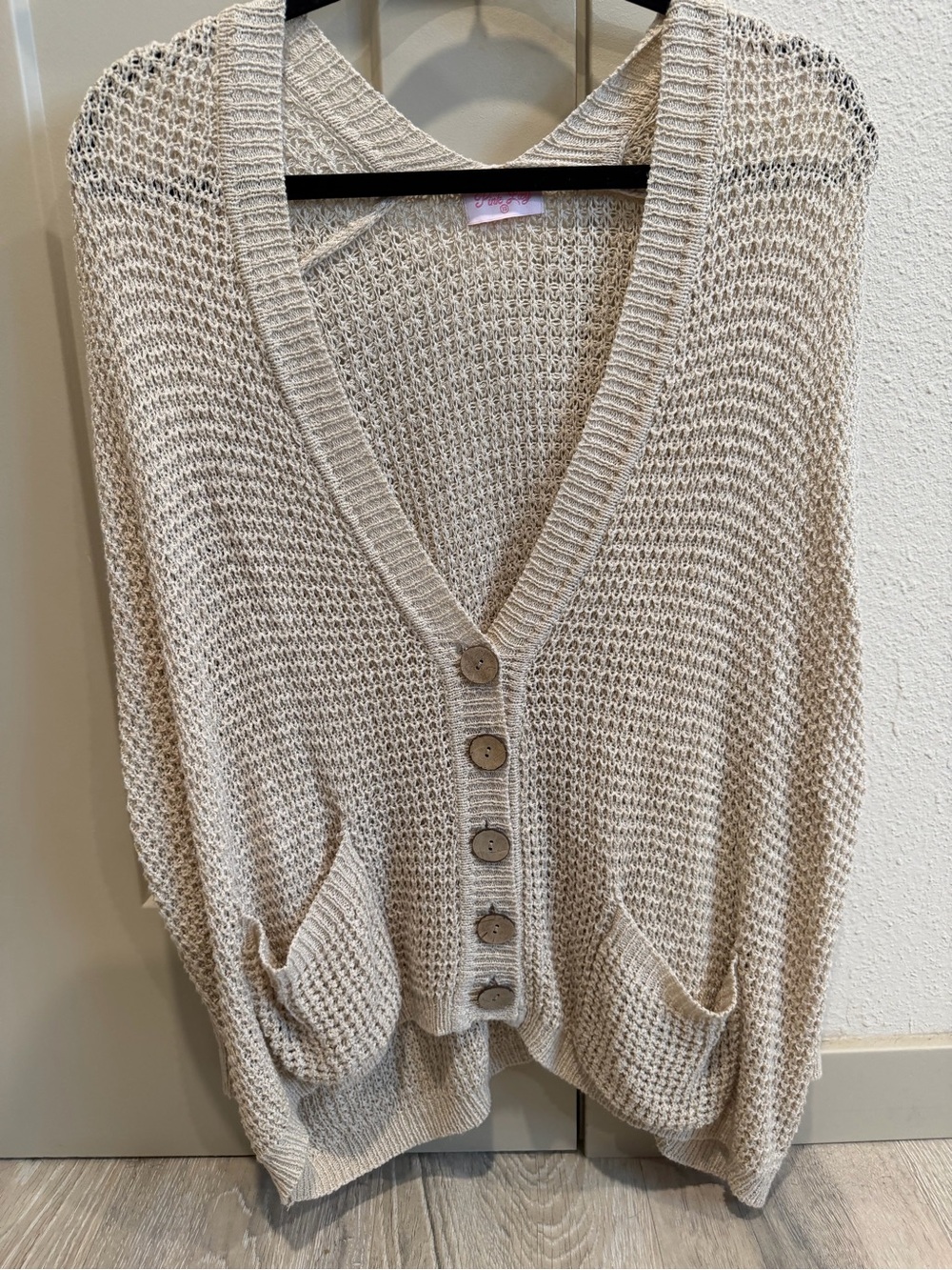 Pink Lily Oversized Lightweight Sweater